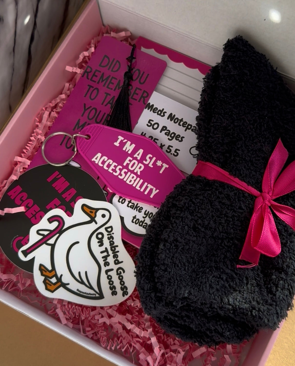Chronic illness Pink Gift Set