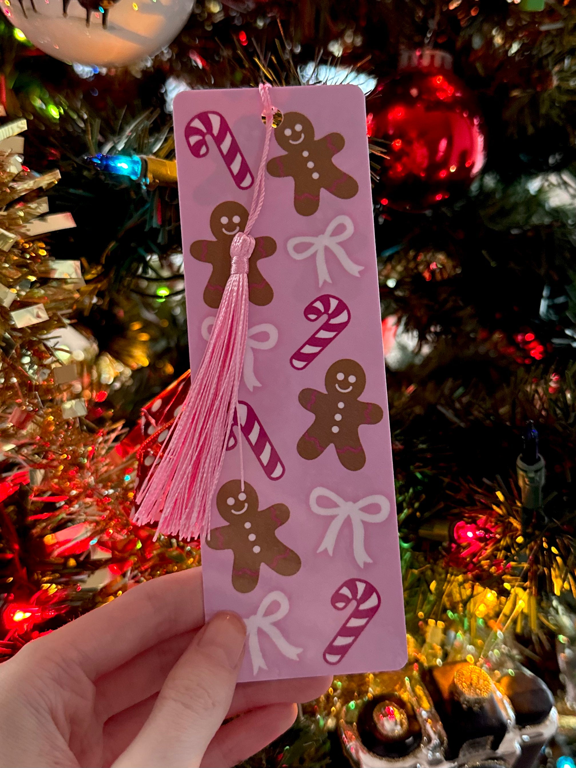 Pinkmas Tassel Bookmark