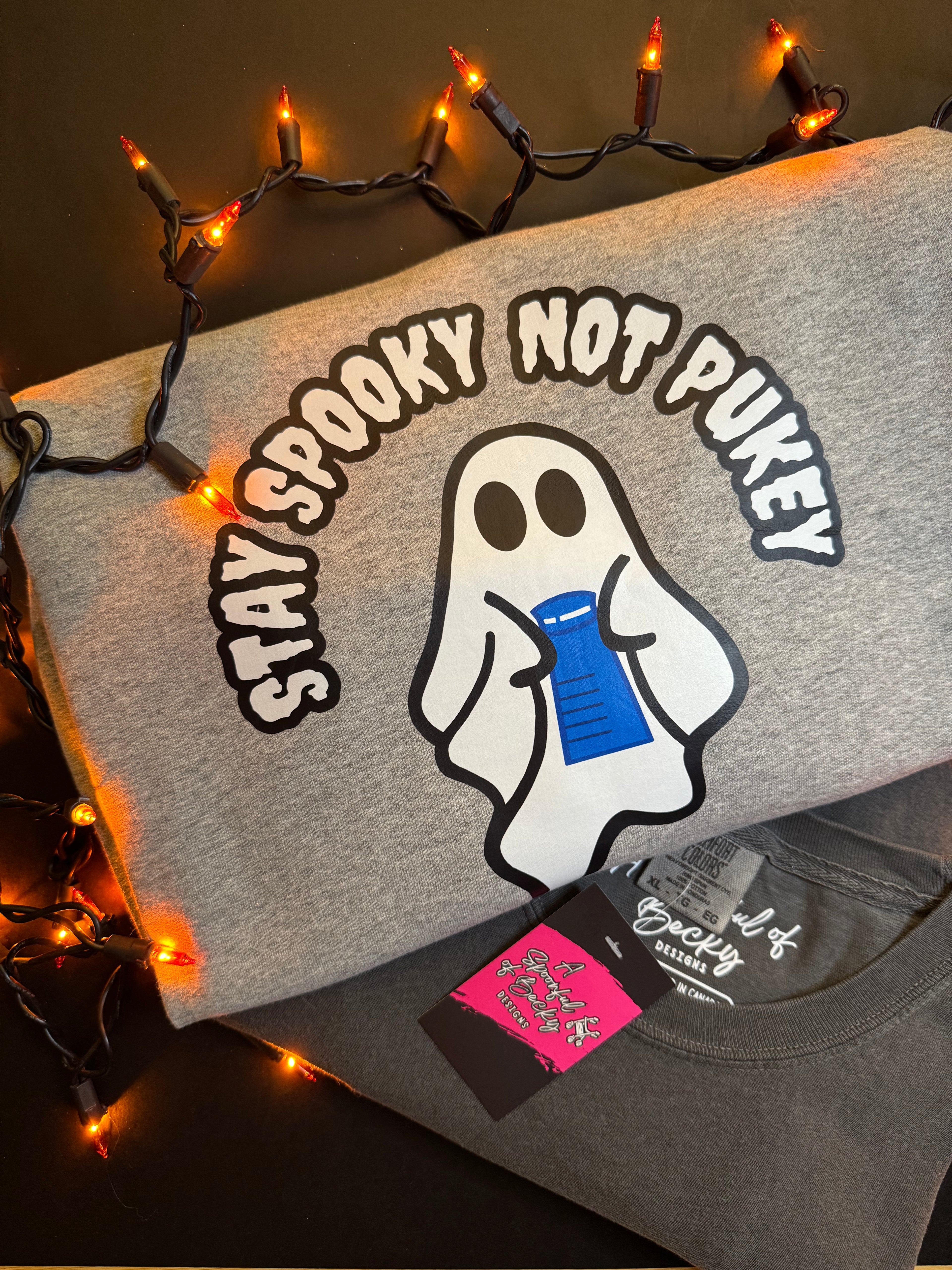 Stay Spooky Not Pukey Sweatshirt