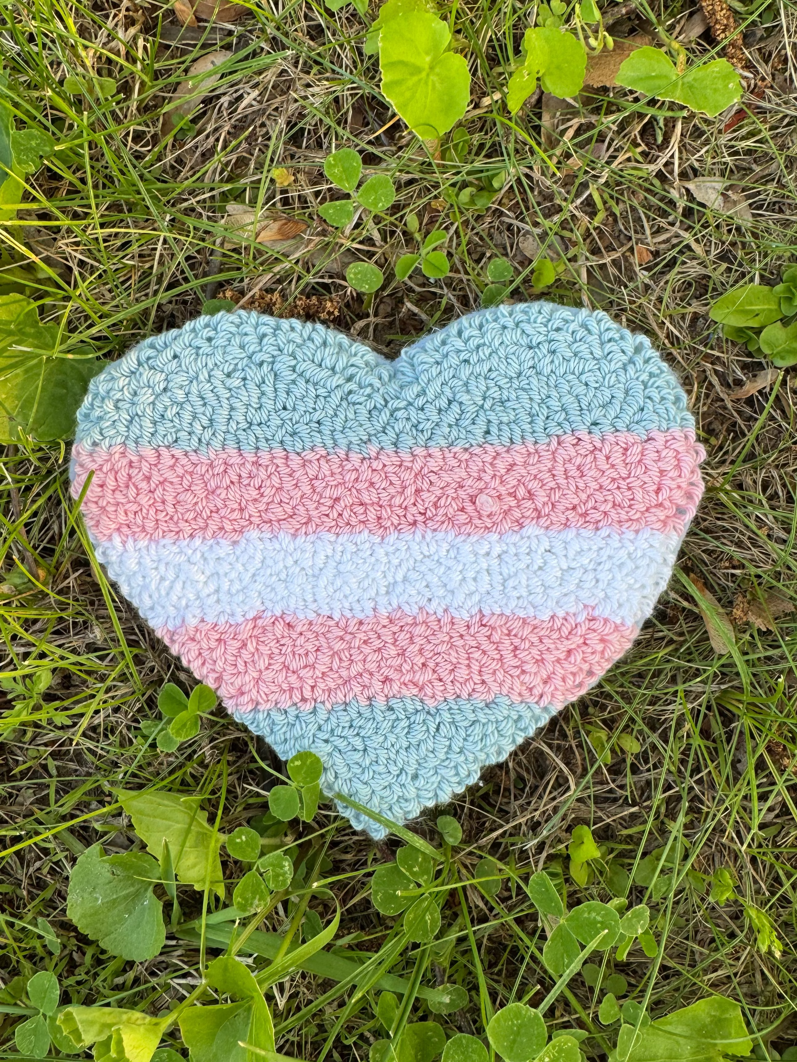 Trans Pride Flag Mug Rug