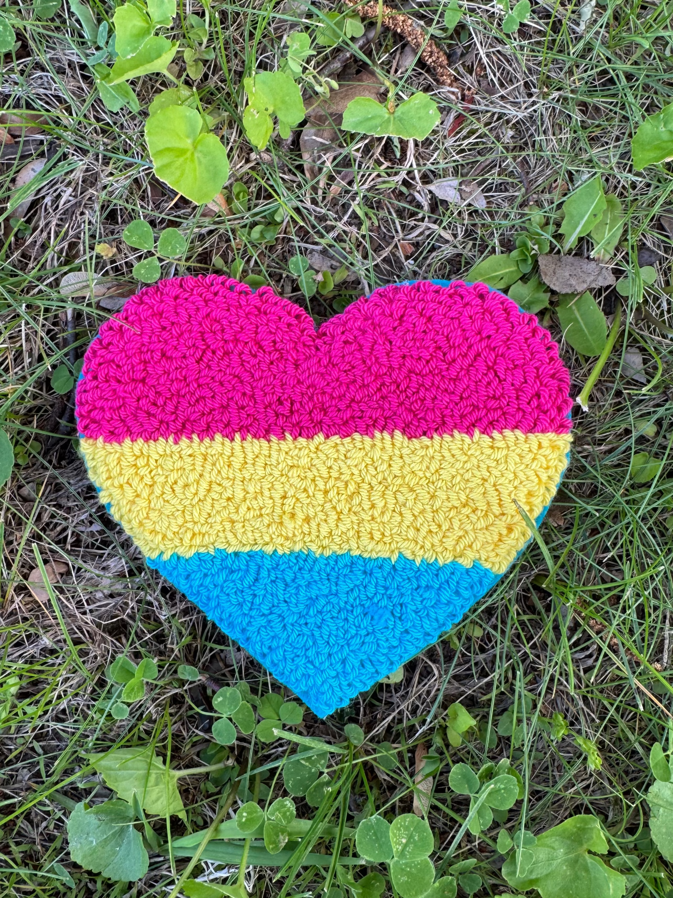Pansexual Pride Flag Mug Rug