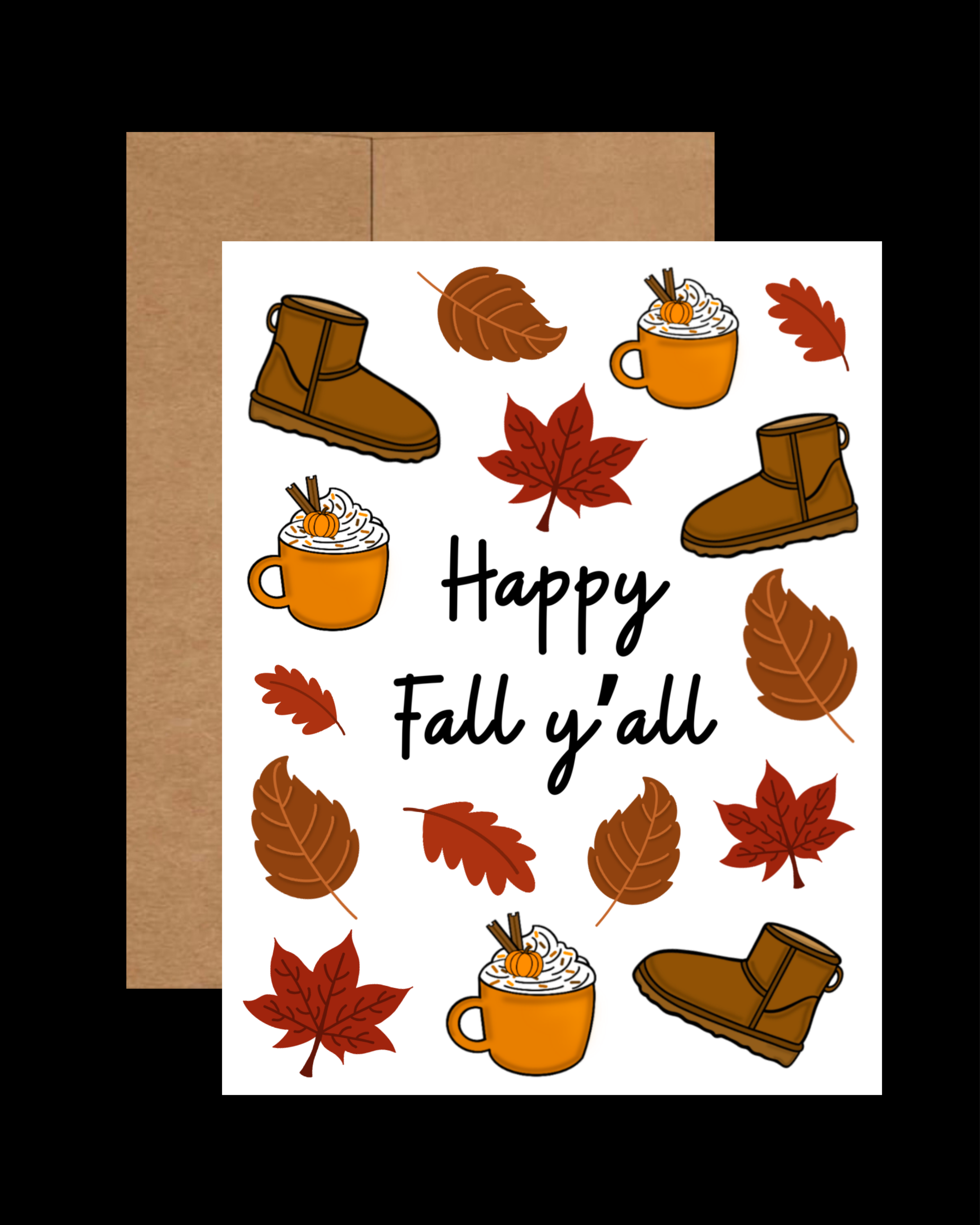 Happy Fall Y'all Card