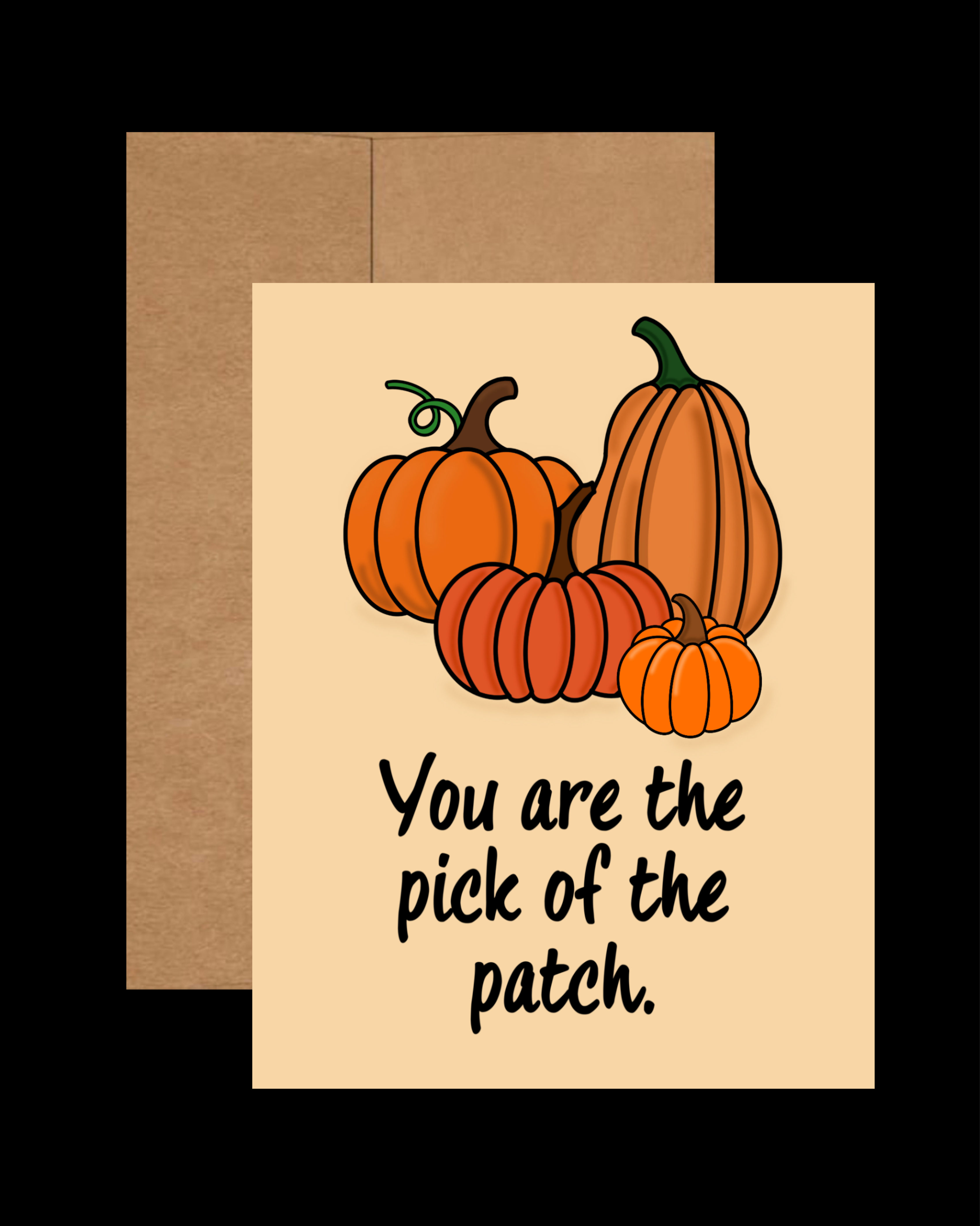 Pick of the Patch Pumpkin Card