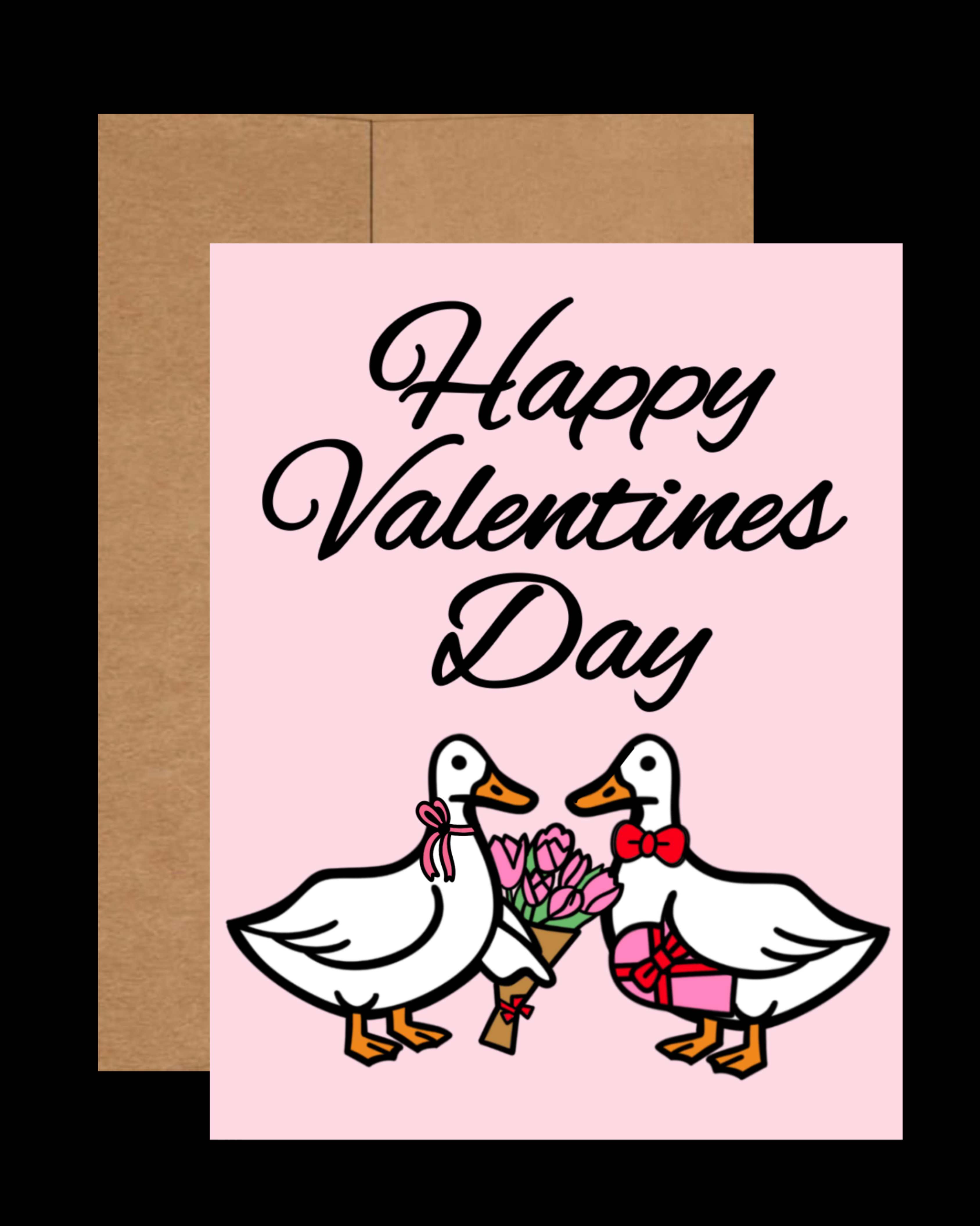 Silly Goose Valentines Day Card