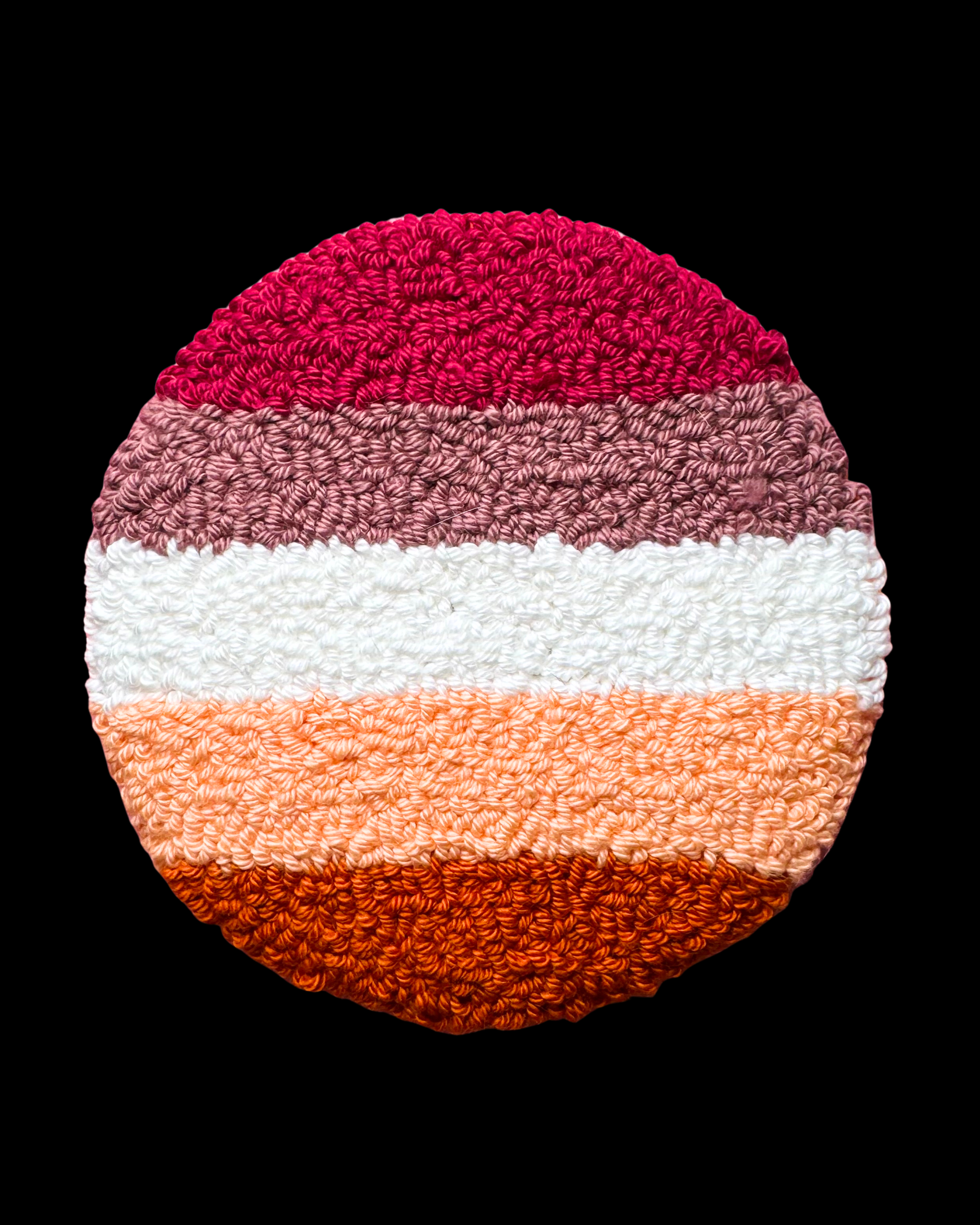 Lesbian Pride Flag Mug Rug