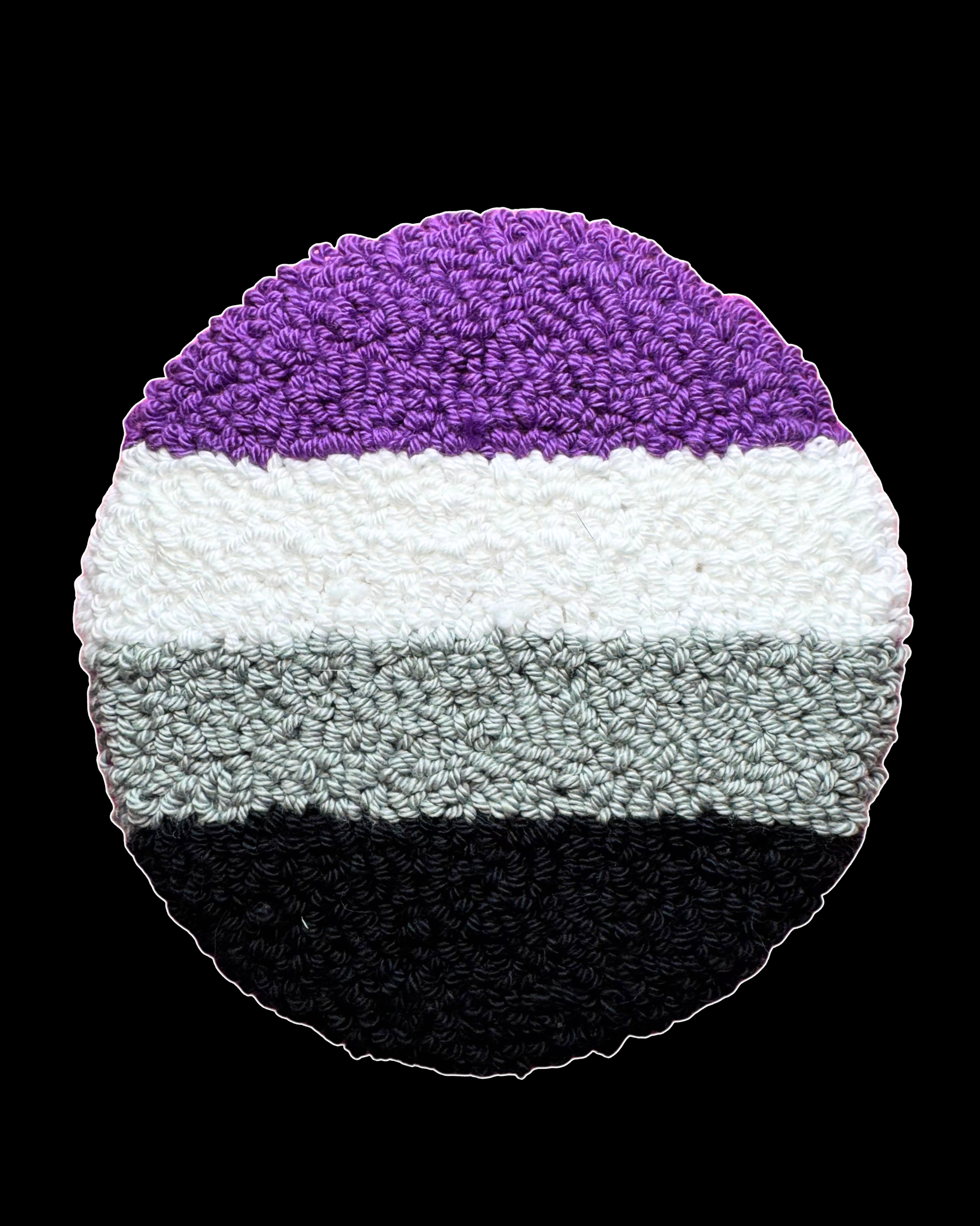 Asexual Pride Flag Mug Rug