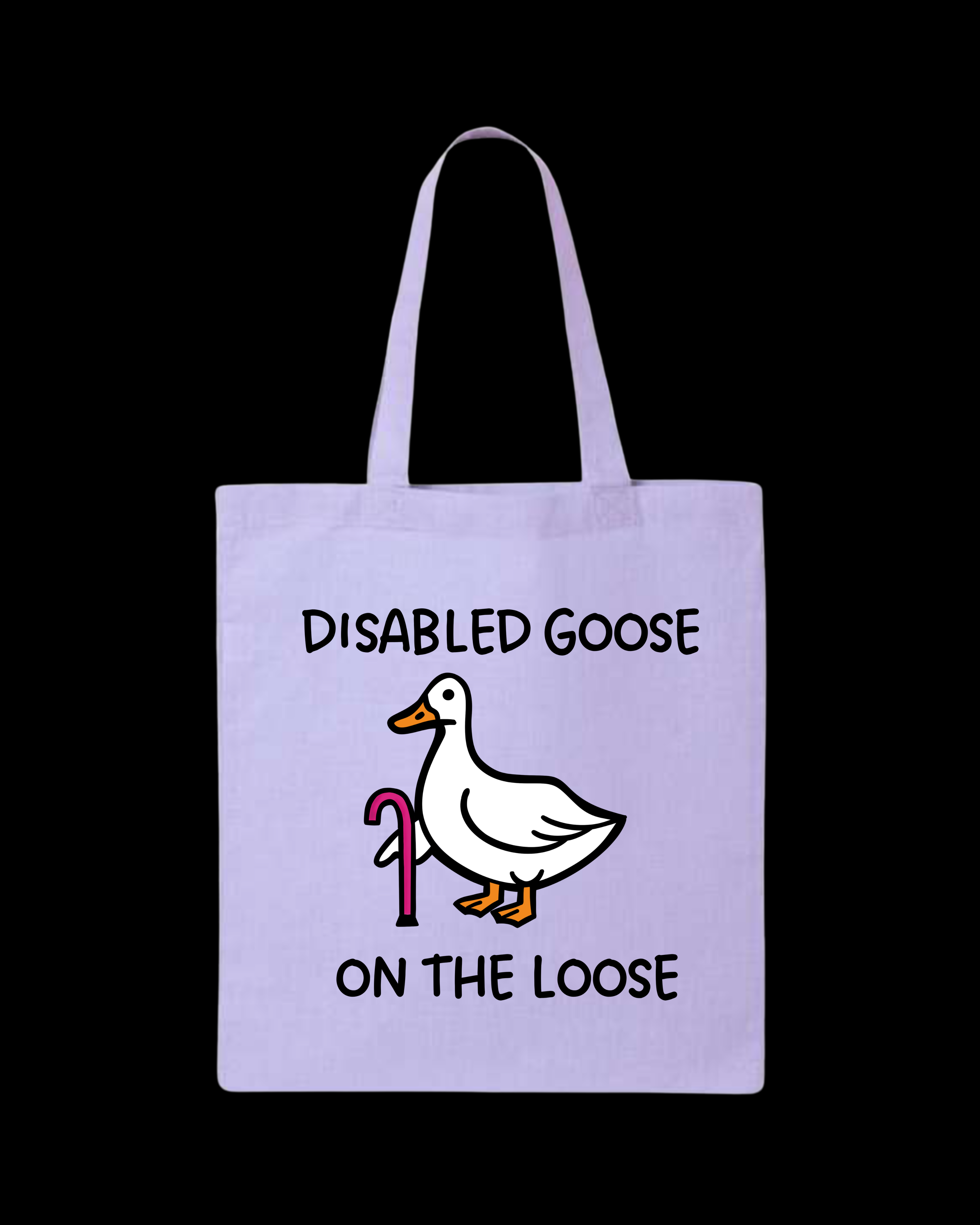 Disabled Goose Purple Tote